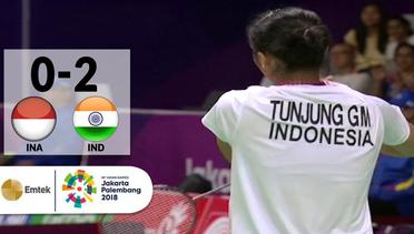 INA v IND - Badminton Tunggal Putri: Gregoria Mariska v V. Sindhu Pusarla | Asian Games 2018