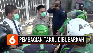 Pembagian Takjil Dibubarkan karena Melanggar PSBB, Driver Ojol di Surabaya Ngamuk
