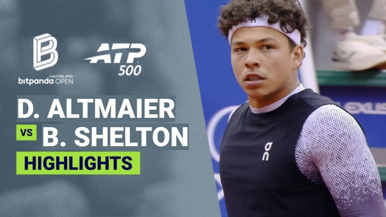 Daniel Altmaier vs Ben Shelton - Round 2 (Centre Court) | ATP 500: bitpanda Hamburg Open 2026