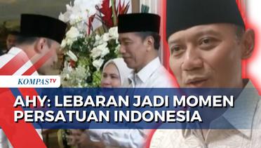 AHY Usai Berlebaran ke Istana Presiden: Lebaran Jadi Momen Persatuan Indonesia