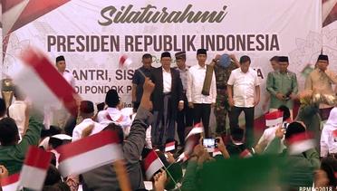 Jokowi Takjub Kebersihan di Pesantren Darul Maarif