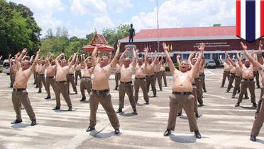 Polisi gemuk di Thailand wajib ikuti pelatihan untuk turunkan berat badan - TomoNews