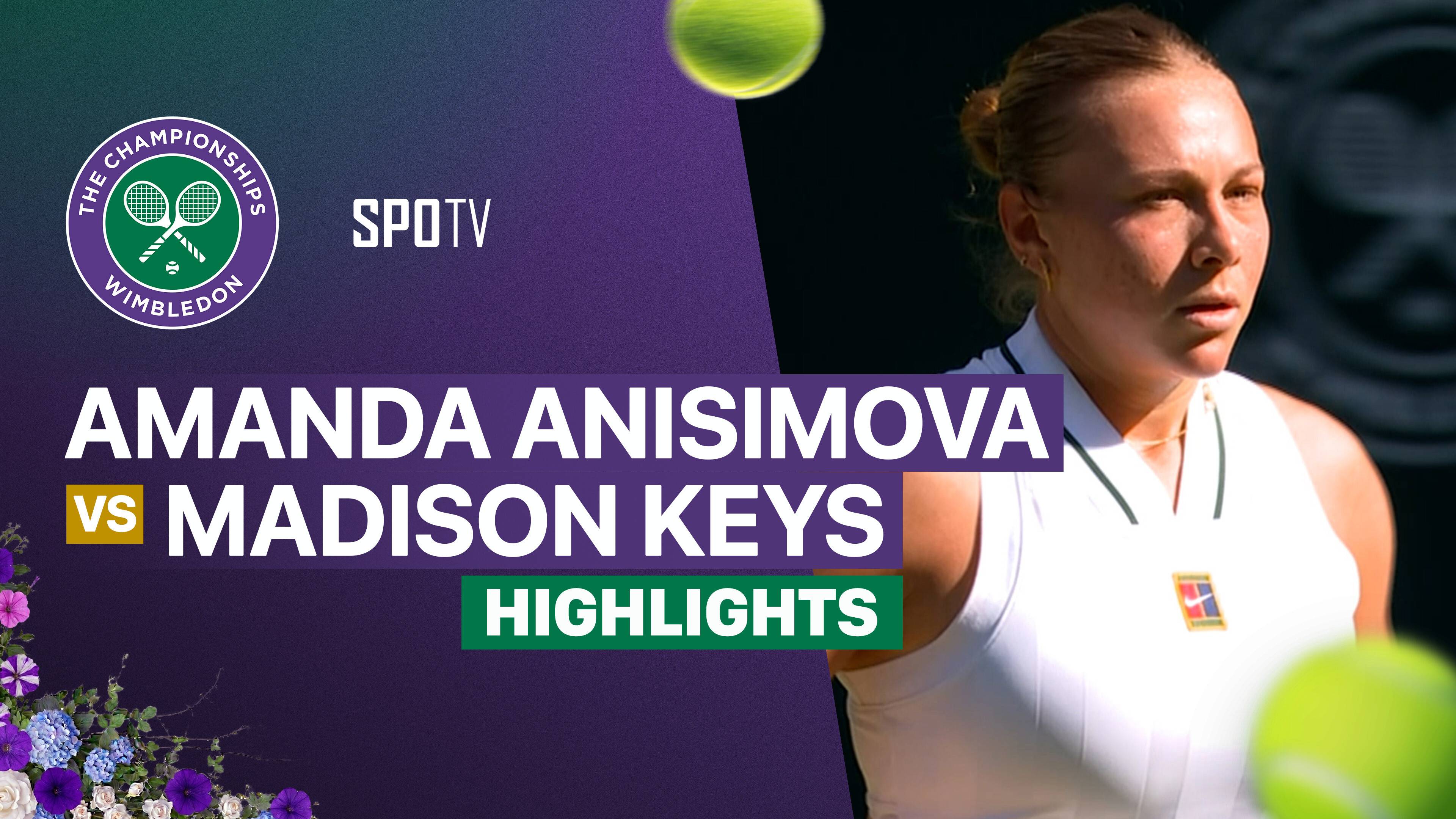 Amanda Anisimova vs Madison Keys - Ladies' Singles Third Round | Wimbledon 2026