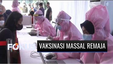 BIN Gelar Vaksinasi Massal untuk Remaja di Kembangan Jakarta Barat | Fokus