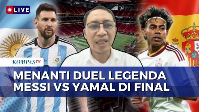 [FULL] Duel Messi vs Yamal! Analis Sepak Bola Prediksi Laga Final Argentina vs Spanyol, Siapa Juara?