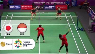 Jepang vs Indonesia - Badminton Ganda Putri | Asian Games 2018 - Full Match