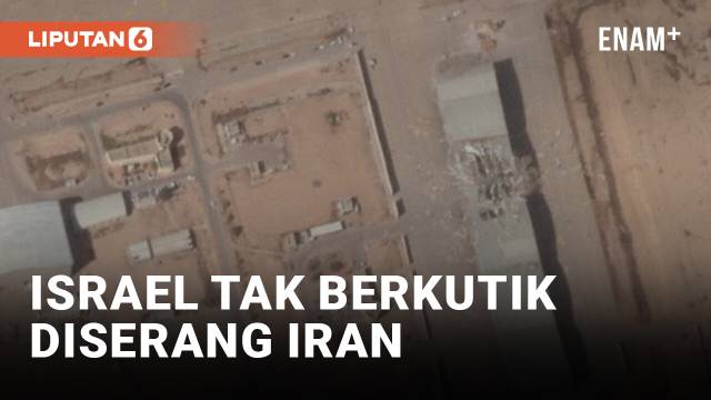 Penampakan Markas Tentara Israel yang Hancur Diserang Iran