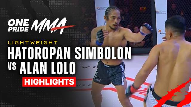 Hatoropan Simbolon vs Alan Lolo - Highlight | One Pride 89