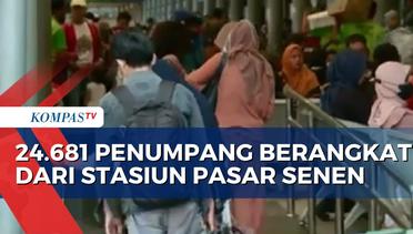 Sehari Jelang Lebaran, 24.681 Penumpang Berangkat dari Stasiun Pasar Senen