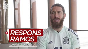 Respons Bek Timnas Spanyol, Sergio Ramos Setelah Lewati Rekor Gianluigi Buffon