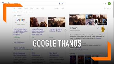 Pencarian Google Hilang karena Jentikan Jari Thanos
