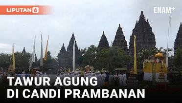 Sambut Hari Raya Nyepi, Ribuan Umat Hindu Lakukan Tawur Agung di Candi Prambanan