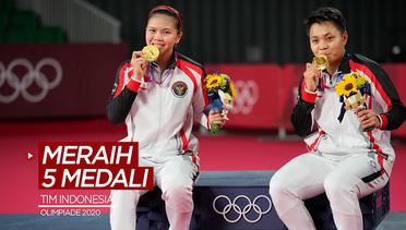 Tim Indonesia Raih 5 Medali di Olimpiade Tokyo 2020, Termasuk Emas dari Greysia Polii / Apriyani Rahayu