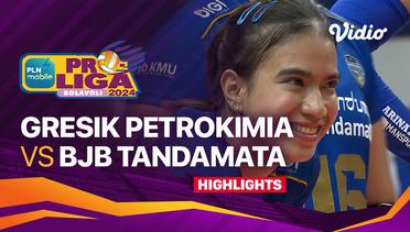 Putri: Gresik Petrokimia Pupuk Indonesia vs Bandung BJB Tandamata - Highlights | PLN Mobile Proliga 2024