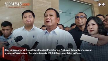 Prabowo Temui Anggota Persekutuan Gereja Indonesia, Bahas Apa?