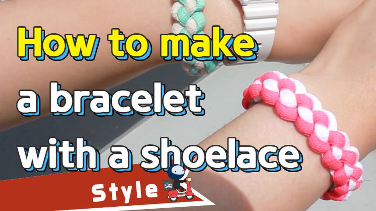DIY How to Make a Bracelet with a Shoelace