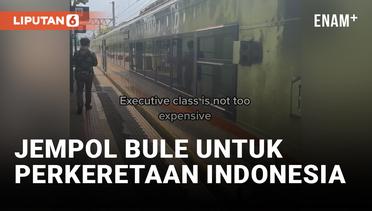 Kereta Indonesia Bikin Bule Kagum