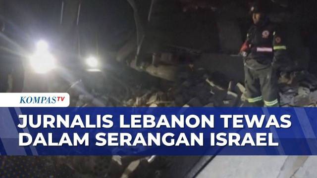 Tragis! Jurnalis Lebanon Tewas dalam Serangan Israel di Lebanon Selatanlis, Tertimpa Reruntuhan