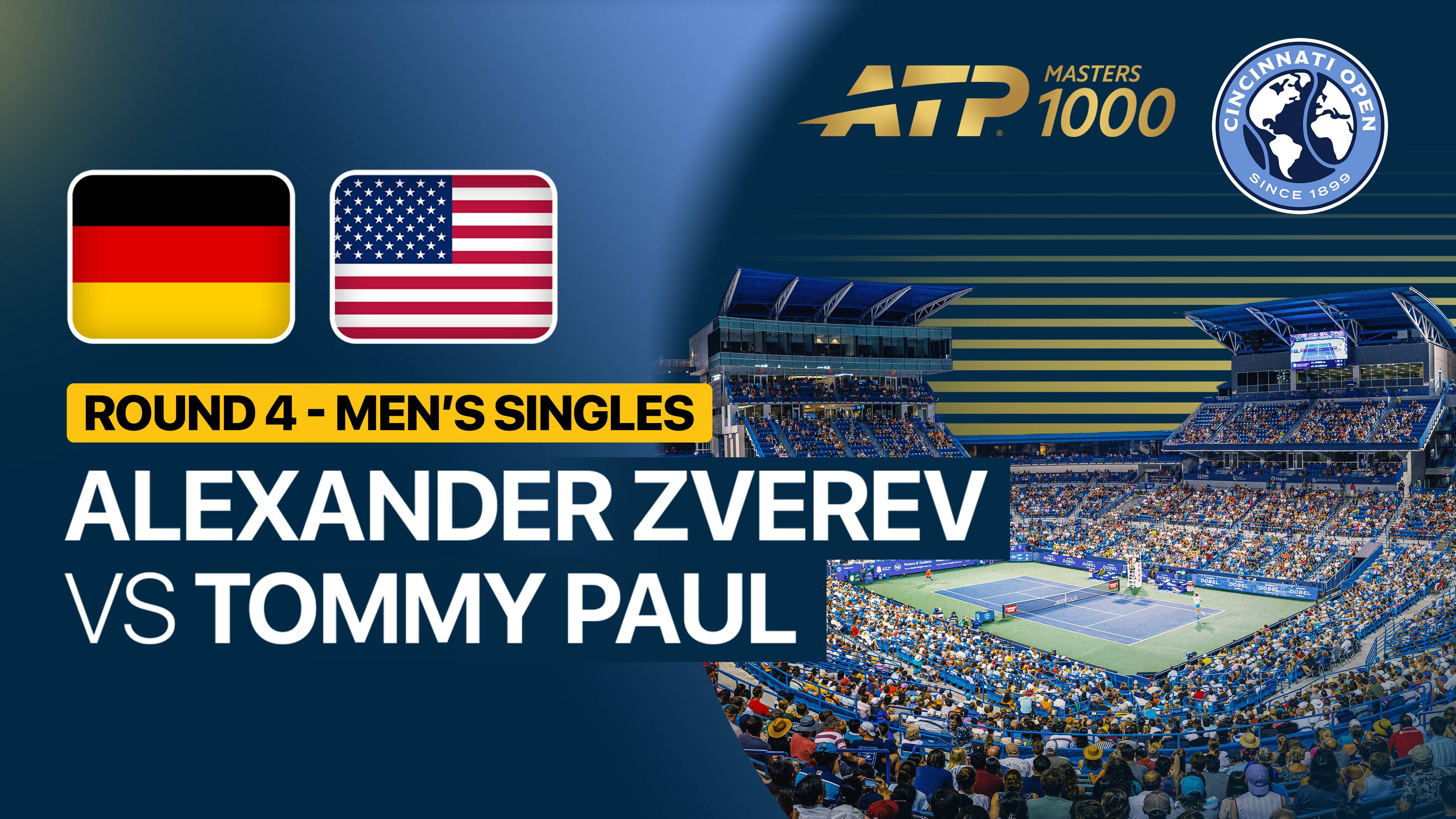 Alexander Zverev vs Tommy Paul - Round 4 | ATP 1000: Cincinnati Open 2026