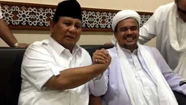 Video Prabowo Tepuk Habib Rizieq : Keberanian Anda Luar Biasa!! #PilkadaDamai