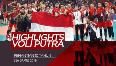 Highlights Voli Putra Indonesia vs Filipina SEA Games 2019