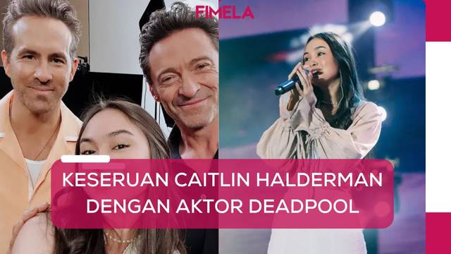 Pesona Caitlin Halderman Terpilih Jadi Interviewer Aktor Deadpool & Wolverine