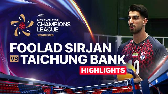 Foolad Sirjan Iranian vs Taichung Bank - Highlights | AVC Men's Volleyball Champions League