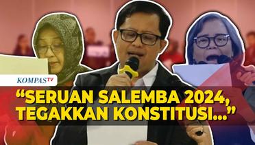 [FULL] Guru Besar UI Bacakan Seruan Salemba 2024 Kritik Pemerintahan Jokowi: Tegakkan Konstitusi!