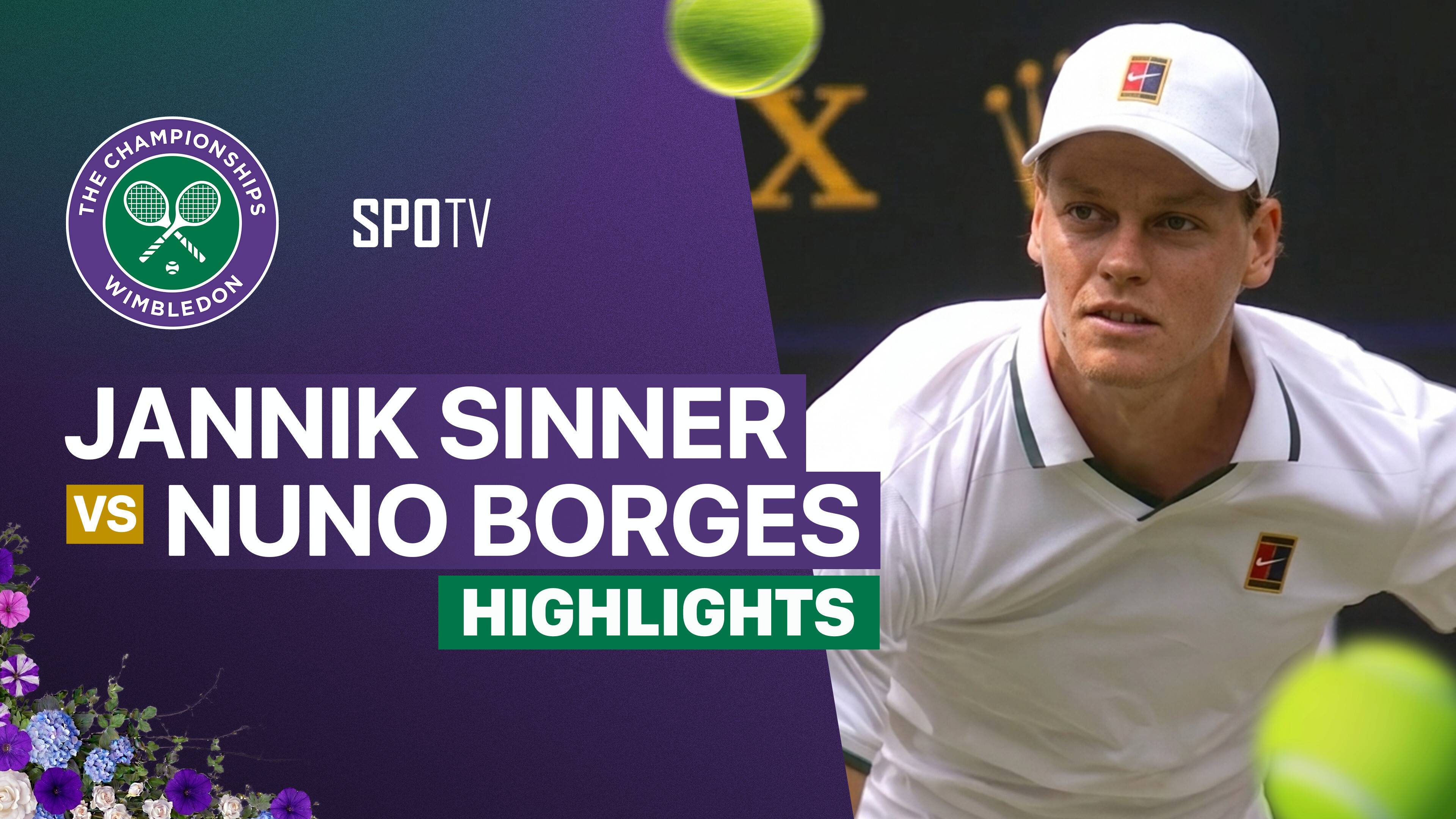 Jannik Sinner vs Nuno Borges - Gentlemen's Singles Second Round | Wimbledon 2026