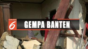 Warga Panjang Jaya Tengok Rumah Rusak Akibat Gempa Banten - Liputan 6 Siang