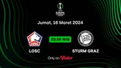 Jadwal Pertandingan | LOSC vs Sturm Graz - 15 Maret 2024, 03:00 WIB | UEFA Europa Conference League 2023/24