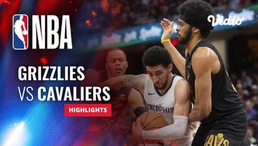 Memphis Grizzlies vs Cleveland Cavaliers - Highlights | NBA Regular Season 2023/24