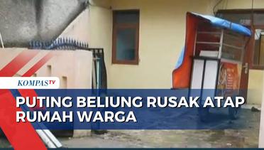 Usai Diterjang Angin Puting Beliung, Warga Bandung Mulai Perbaiki Rumah Sendiri