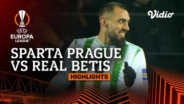 Sparta Prague vs Real Betis - Highlights | UEFA Europa League 2023/24