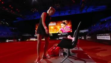 Match Highlights | Aryna Sabalenka 2 vs 0 Simona Halep | WTA Porsche Tennis Grand Prix 2021