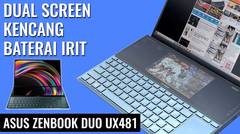 Laptop Dual-Screen Termurah dengan SSD 1 TB- Review ASUS ZenBook Duo UX481
