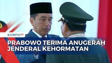 Momen Presiden Jokowi Sematkan Pangkat Jenderal Kehormatan Kepada Prabowo Subianto