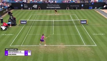 Match Highlights | Jelena Ostapenko vs Anhelina Kalinina | WTA Rothesay International Eastbourne 2022