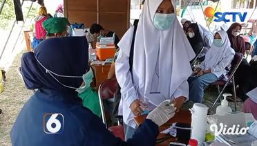Polres Tegal Gelar Vaksinasi Massal di Pondok Pesantren