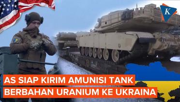 AS Bakal Kirim Amunisi Tank Berbahan Bakar Uranium ke Ukraina
