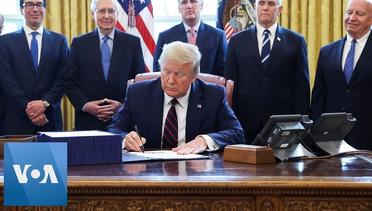 Trump Signs Into Law $2T Coronavirus Relief Package