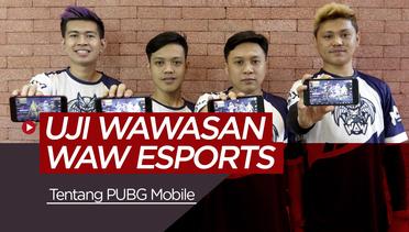 Uji Wawasan WAW ESports Tentang PUBG Mobile