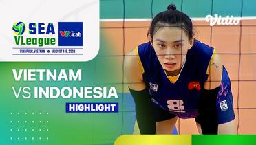 Highlights | Putri: Vietnam vs Indonesia | SEA VLeague - Thailand