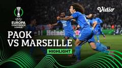 Highlight - PAOK vs Marseille | UEFA Europa Conference League 2021/2022