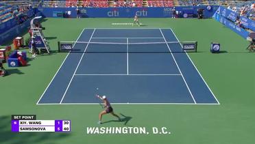 Match Highlights | Liudmila Samsonova vs Xiyu Wang | WTA Citi Open 2022