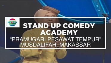 "Pramugari Pesawat Tempur" - Musdalifah, Makassar (Peserta Stand Up Comedy Academy 4 Besar)