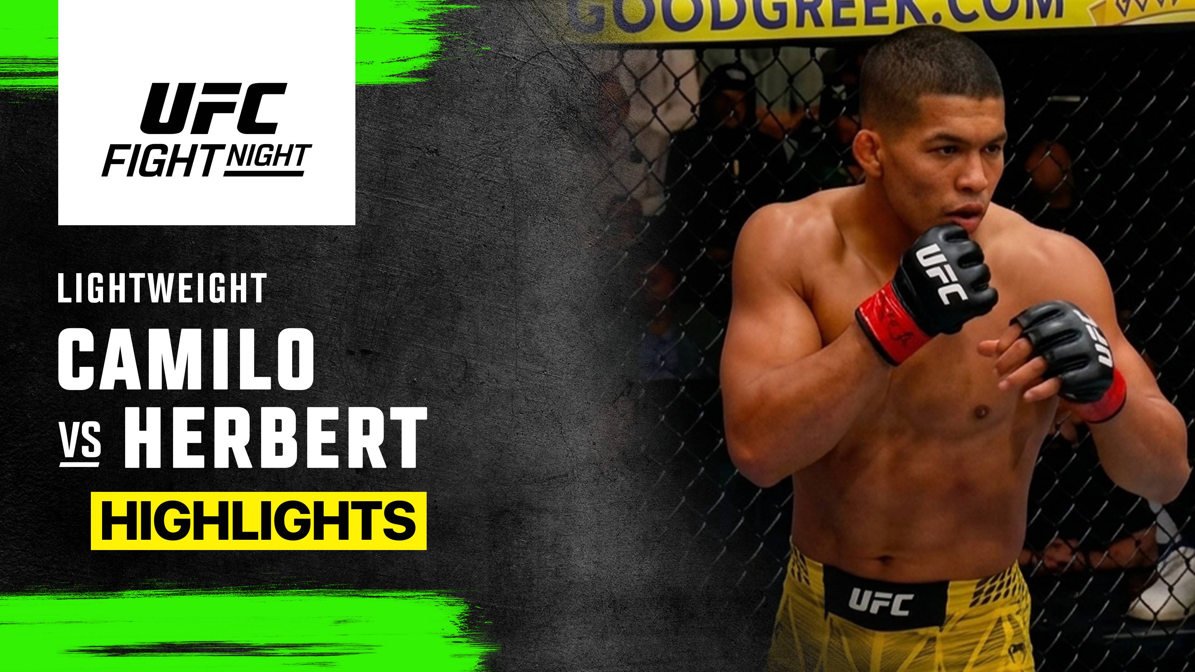 Matheus Camilo vs Jai Herbert - Lightweight Bout | UFC Fight Night