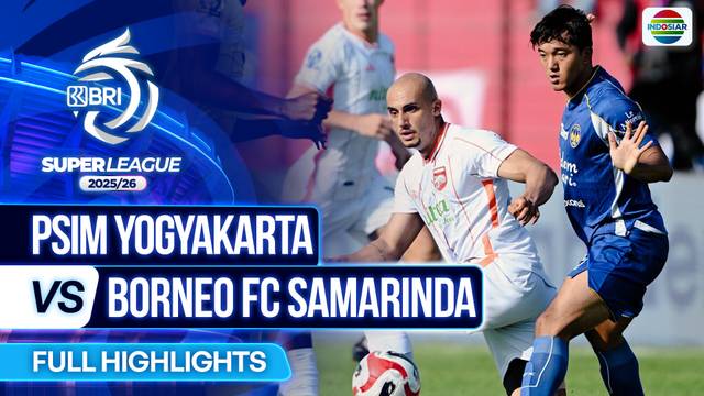 PSIM Yogyakarta VS Borneo FC Samarinda - Full Highlights | BRI Super League 2025/26