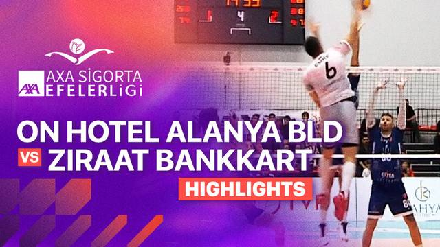 On Hotels Alanya Bld vs Ziraat Bankkart - Highlight | Turkish Men's Volleyball League 2025/26