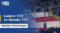 NBA I Cuplikan Pertandingan Los Angeles Lakers vs Atalanta Hawks 117